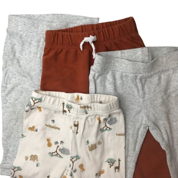 Set of 4 Cat & Jack, Old Navy & Carter's Stretch Cotton Pants 18M - Picture 3 of 7